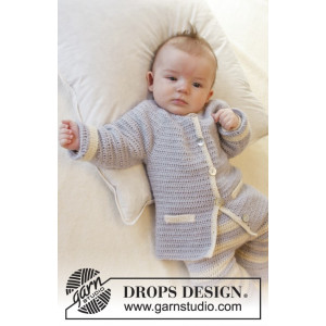 Heartthrob by DROPS Design - Baby Jacka Virk-mönster strl. 1/3 mdr - 3