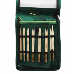 KnitPro Bamboo Ändstickorset Bambu 60-80-100 cm 3-10 mm 10 storlekar D