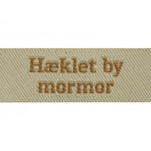 Label Hæklet by Mormor Sandfärgad