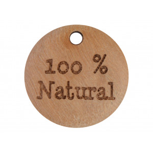 Label Trä 100% Natural 1