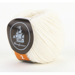 Mayflower Cotton 2 Garn Unicolor 221 Natur