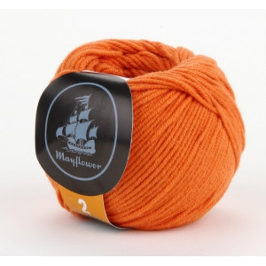 Mayflower Cotton 2 Garn Unicolor 246 Orange