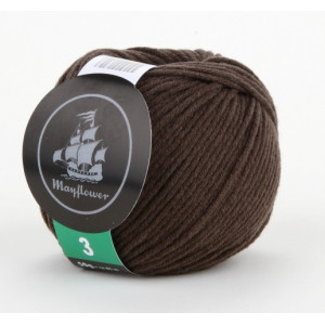 Mayflower Cotton 3 Garn Unicolor 336 Brun