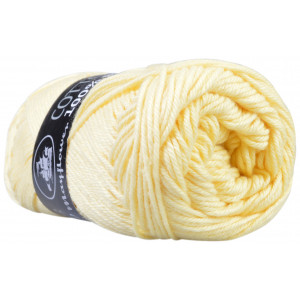 Mayflower Cotton 8/4 Garn Unicolor 1404 Vaniljgul