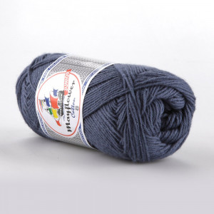 Mayflower Cotton 8/4 Junior Garn Unicolor 1421 Jeansblå