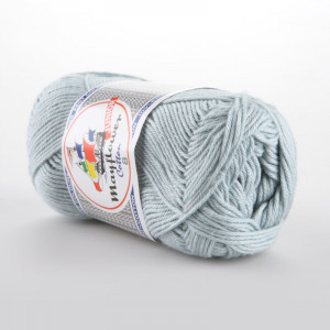 Mayflower Cotton 8/4 Junior Garn Unicolor 1440 Ljusgrå