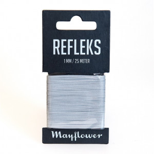 Mayflower Reflexgarn / Reflextråd 1mm 25m