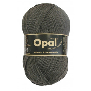 Opal Uni 4-trådigt Garn Unicolor 5191 Antracit Melange