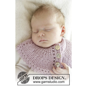 Serene by DROPS Design - Baby Fuskpolo Stick-mönster strl. 0/3 mdr - 3