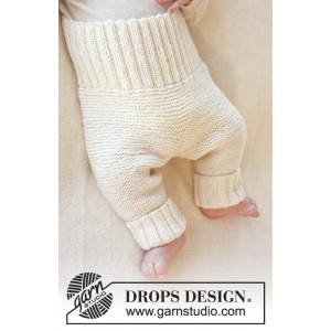 Smarty Pants by DROPS Design - Baby Byxor Stick-mönster strl. Prematur