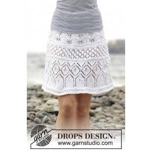 Summer Elegance by DROPS Design - Kjol Stick-opskrift strl. S - XXXL