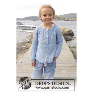 Sweet Bay Jacket by DROPS Design - Jacka Stick-opskrift strl. 3/4 - 13