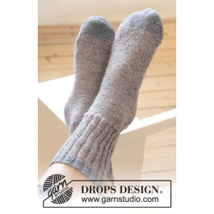 Take A Break by DROPS Design - Sockor Stick-opskrift str. 15/17 - 44/4